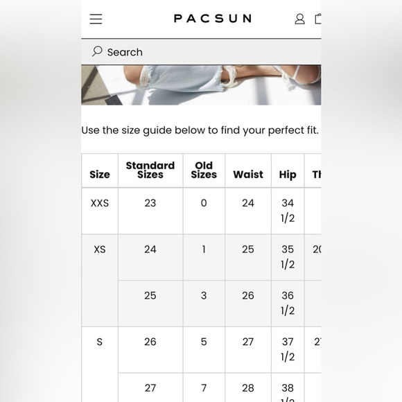 PACSUN High-Rise Straight Jeans - Picture 6 of 6